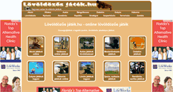 Desktop Screenshot of lovoldozosjatek.hu